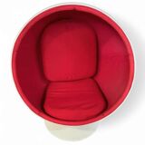 4 x fibreglass ball chair 1980s