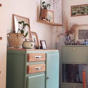 meuble de métier en bois, meuble à tiroirs