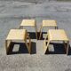 Set of 4 Benjamin stools - by Lisa Norinder for Ikea - 1990s/2000s