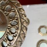 4 miroirs en laiton
