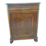 Louis Philippe jam maker in mahogany and 19th century veneer