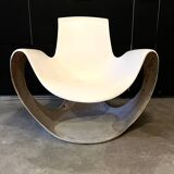 Paire de fauteuils albatros Danielle quarante 1960 airborne