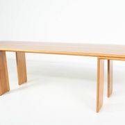 Mid-Century Modern Wooden Dining Table, in the style of Mario Marenco, Italy