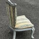 Chauffeuse de style Louis XV avec repose-pieds assorti – XXe siècle