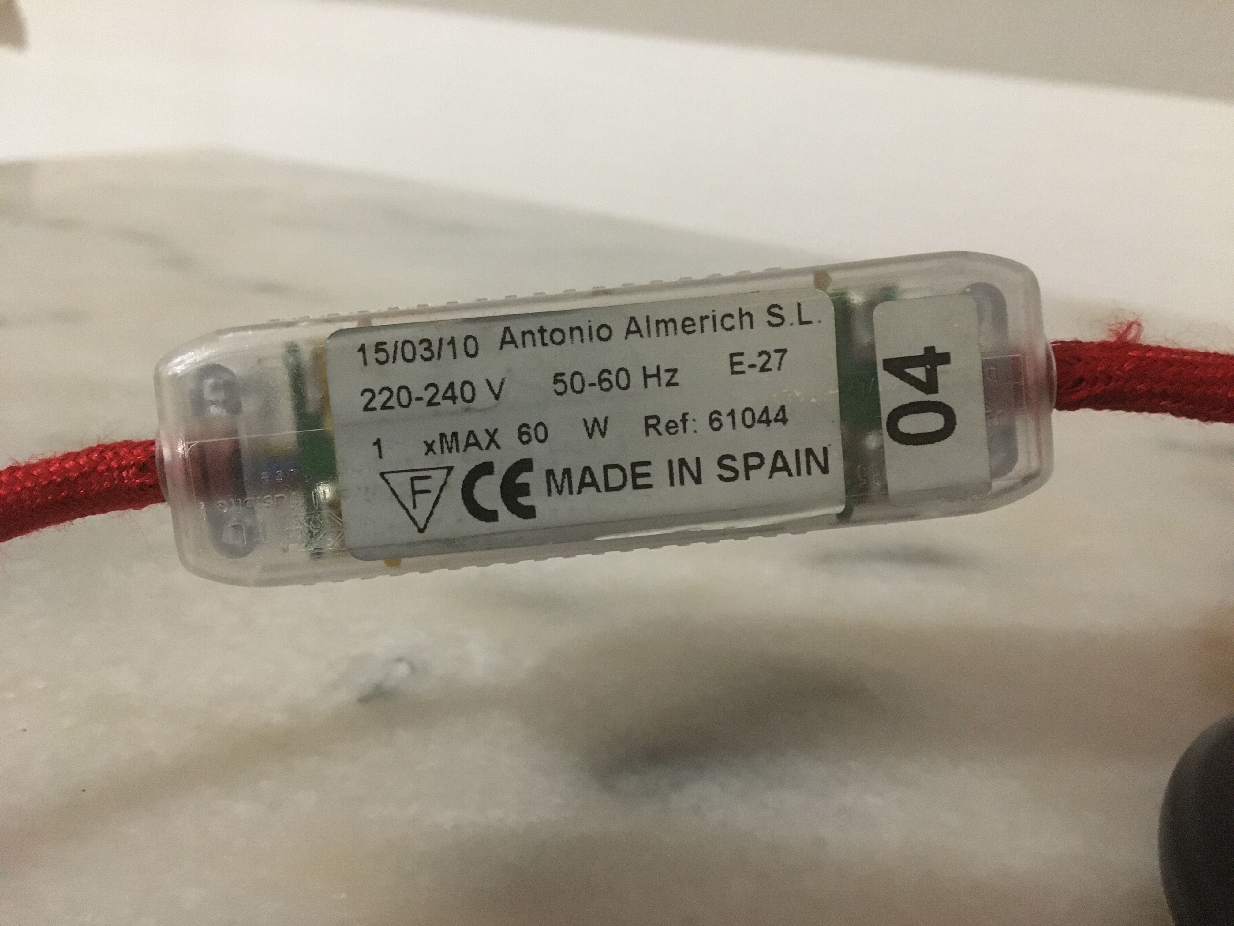 Table lamp "Self" by Antonio Almerich