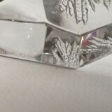 Crystal clock by Daum 1970