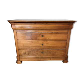 Louis Philippe chest of drawers in walnut