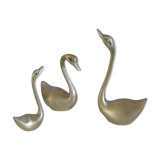 Swans or ducks brass