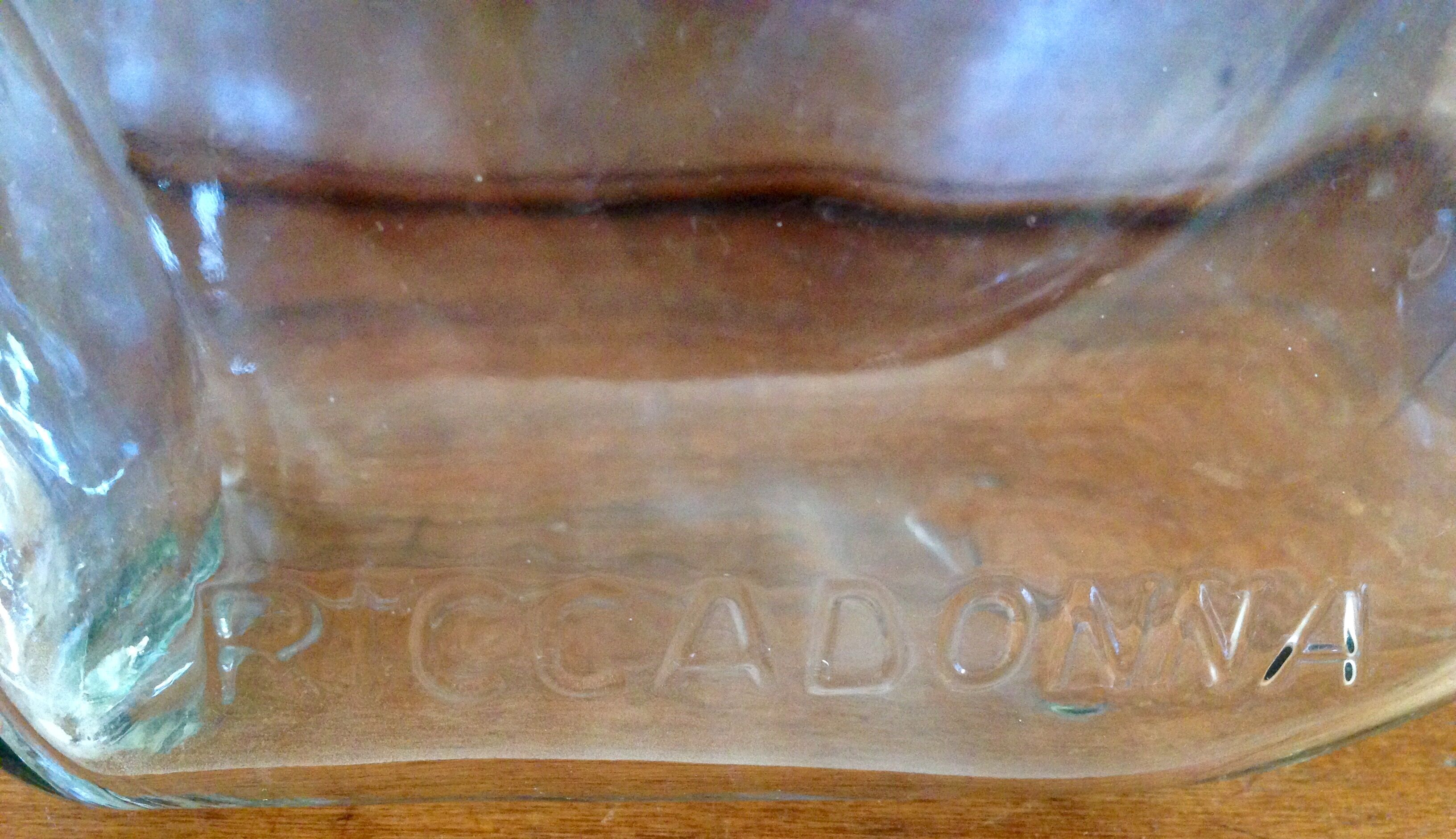 Bottle vintage Riccadonna 2 L years 50
