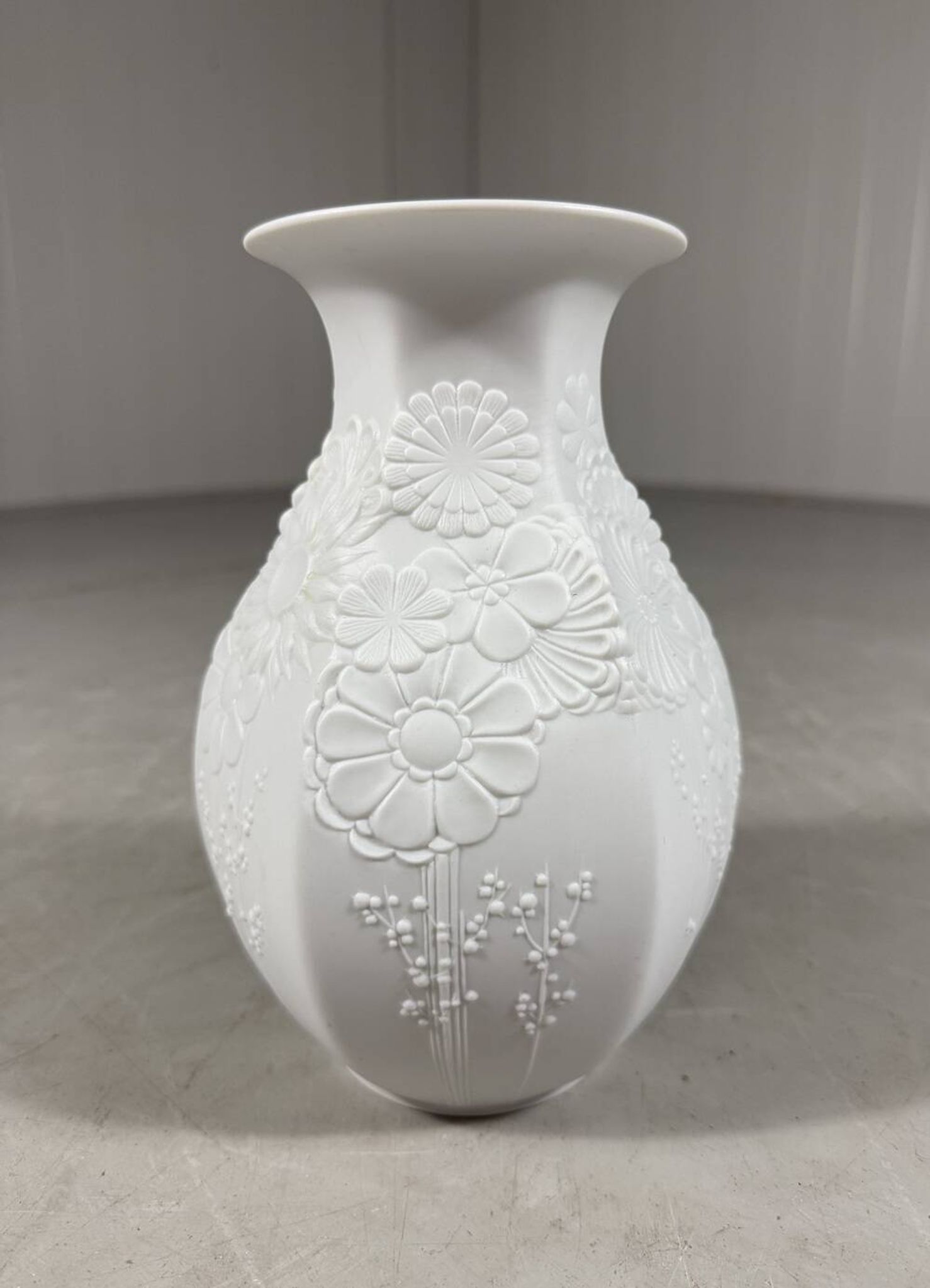 AK Kaiser white bisque porcelain vase 1960’s