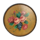 Round tray old flowers