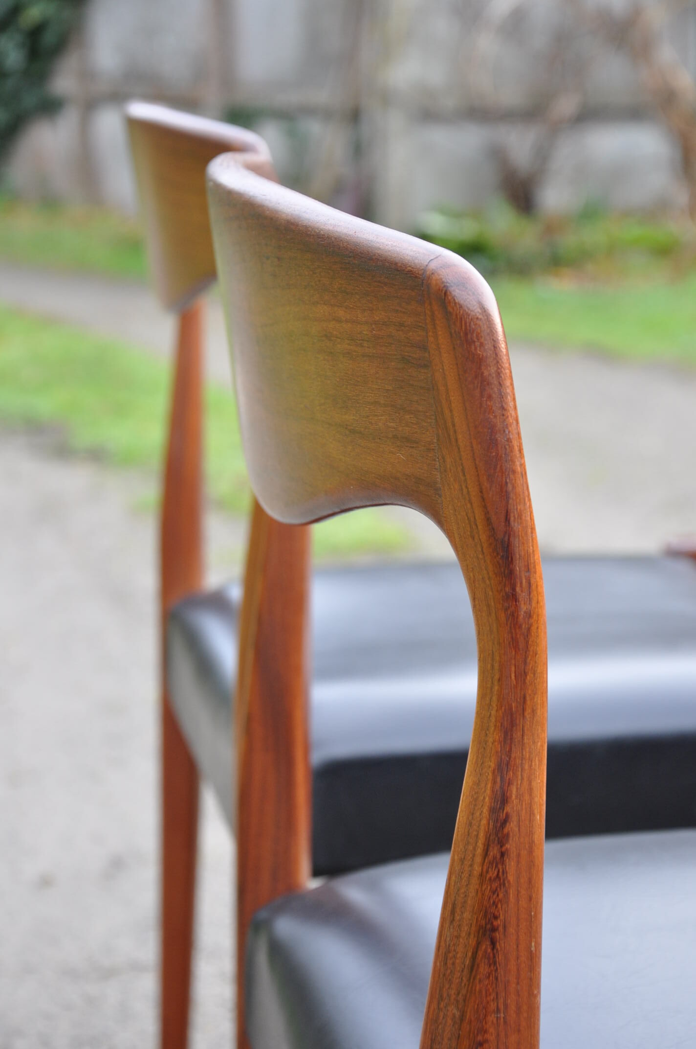 Four Scandinavian chairs