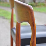 Four Scandinavian chairs