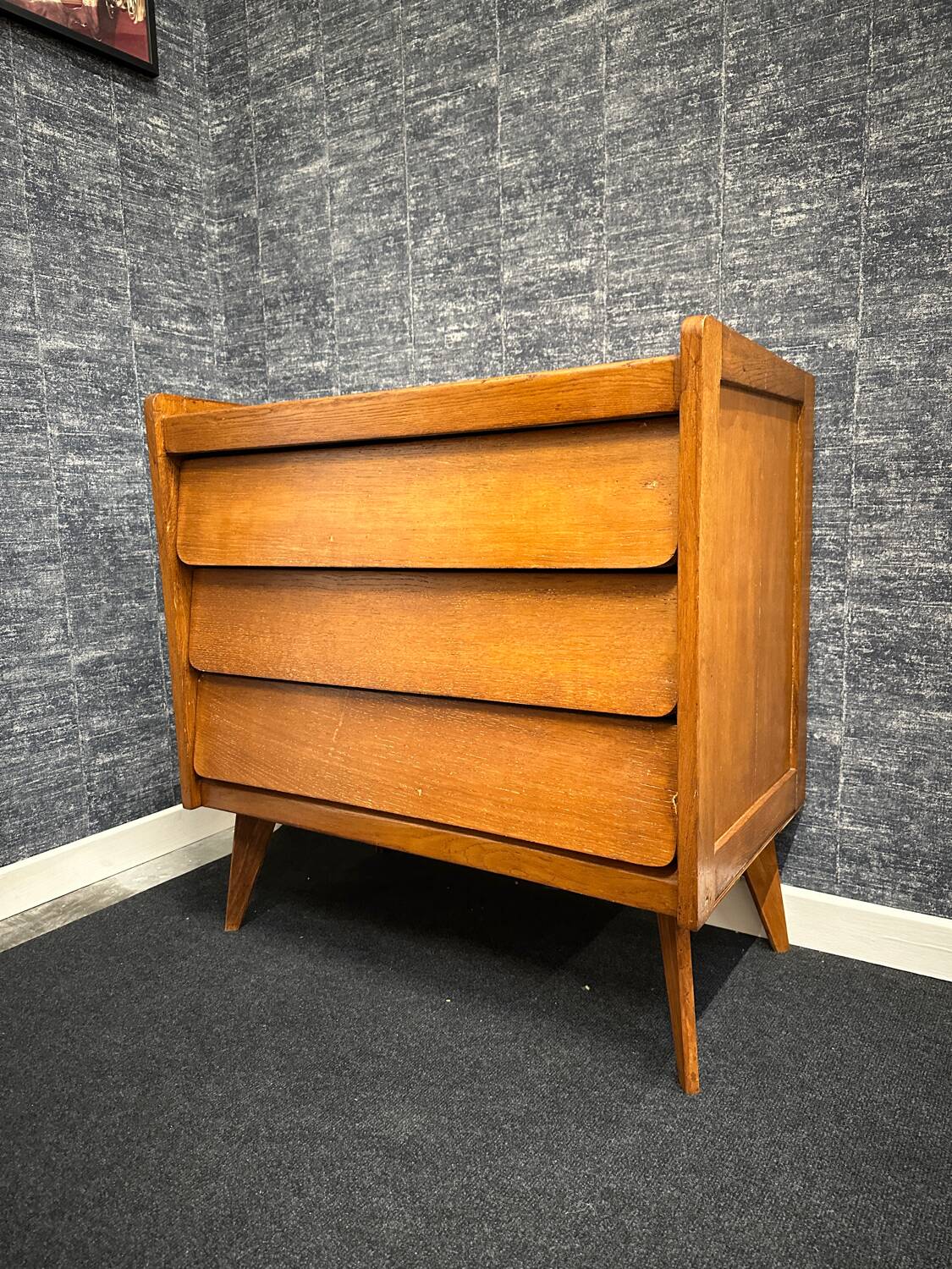 Commode pieds compas vintage