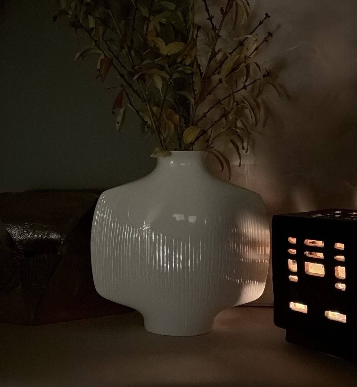 Yves Mohy porcelain vase