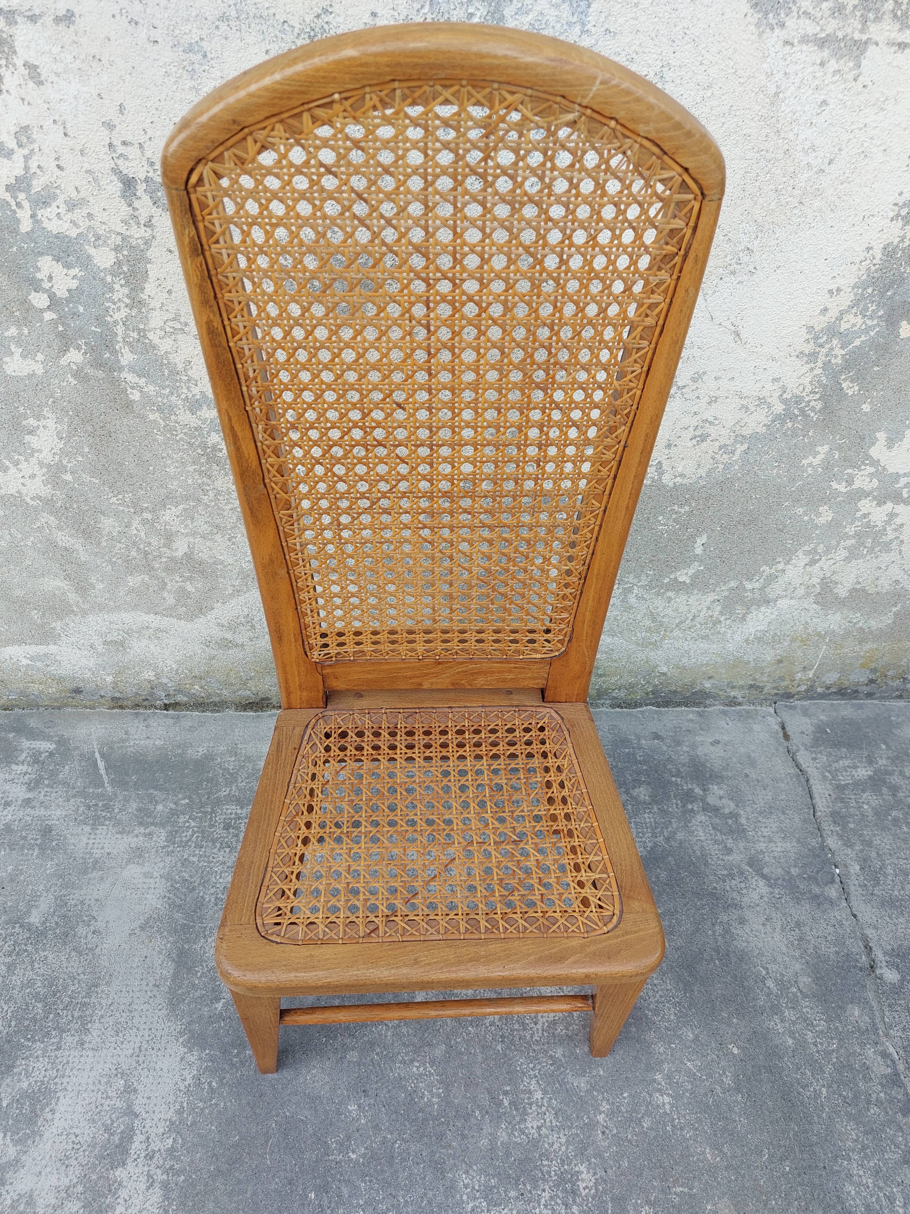 Children's chair in old canning 1950