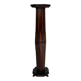 Dutch Art Deco Amsterdam School pedestal or plant stand, 1920s