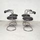 4 chaises Cobra par Giotto Stoppino, 1960