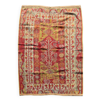 Tapis kilim anatolie turc : 1.85 x 1.20 mètres