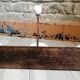 Porcelain wood coat holder