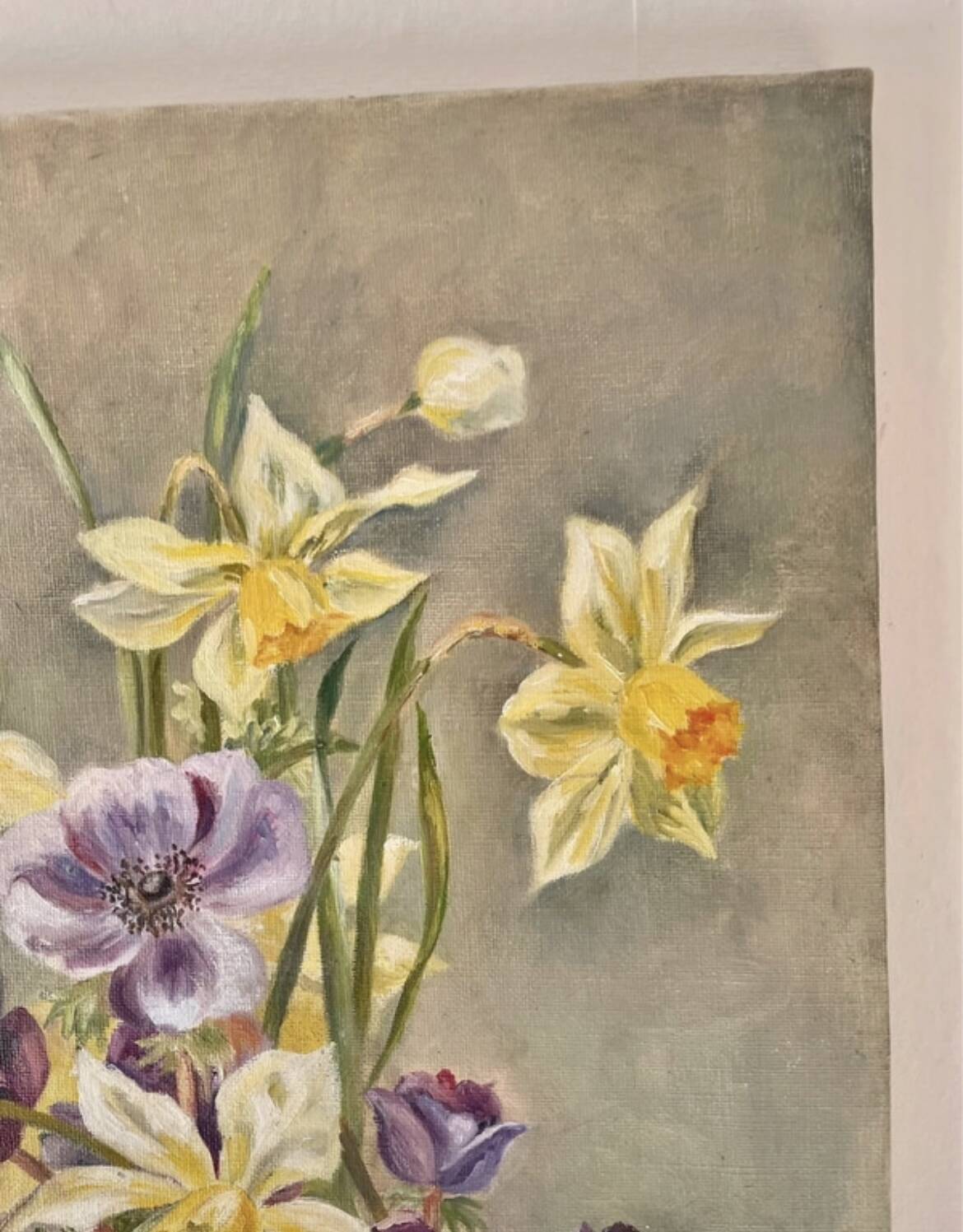 Ancient floral tableau