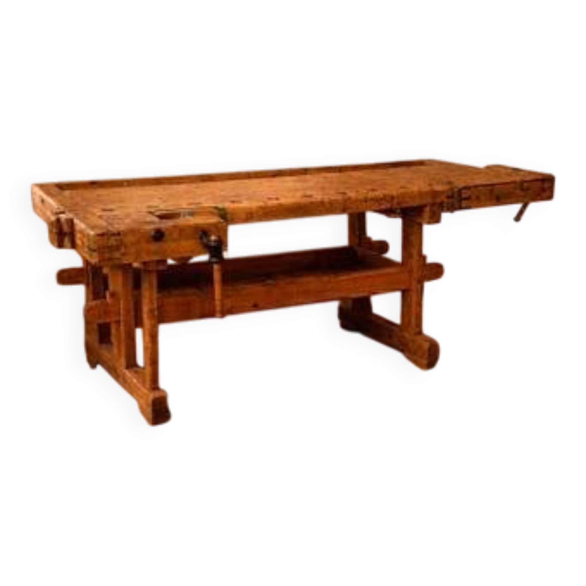 Vintage Workbench Industrial Wood Joiner’s Bench