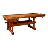 Banc de travail vintage, banc de menuisier industriel
