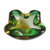 Sommerso ashtray in Murano glass, from the 60s