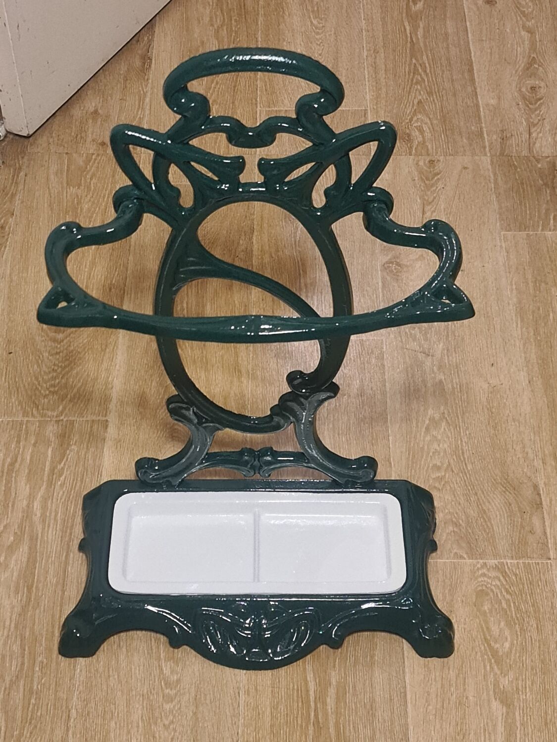 Umbrella door cast iron Art Nouveau early twentieth century