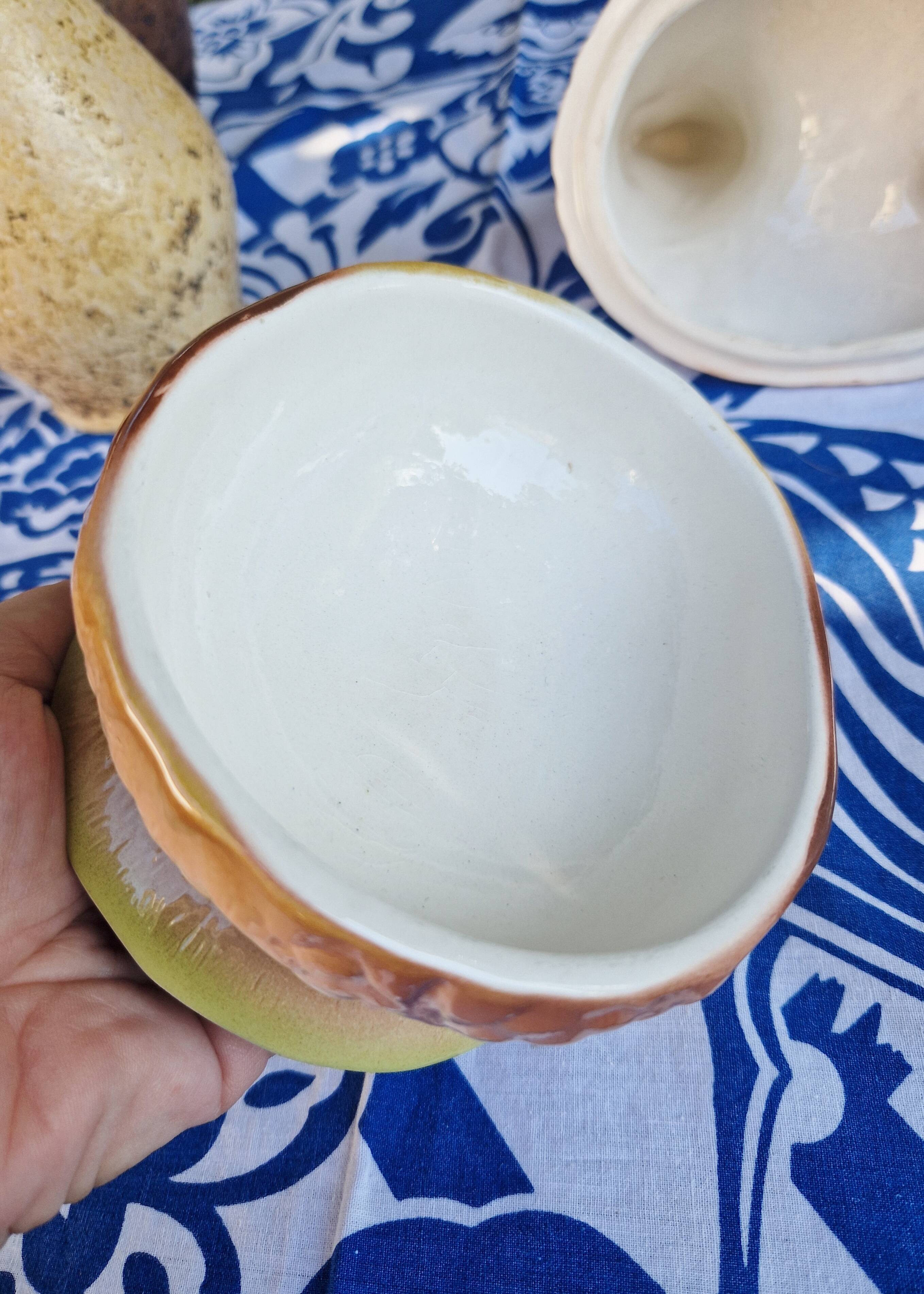 Caugant zoomorphic ceramic terrine with rooster