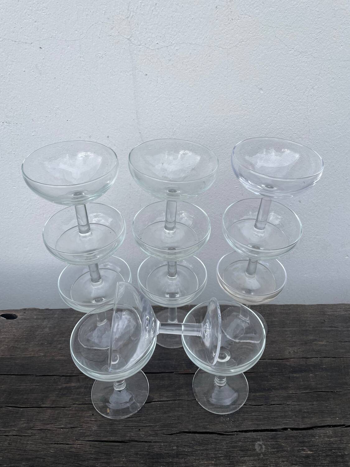 12 glass cups