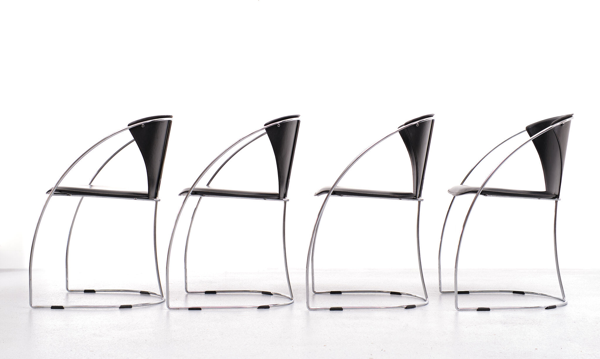 Arrben Linda Dining Chairs, Italy, 1982, Set of 4