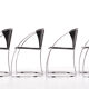Arrben Linda Dining Chairs, Italy, 1982, Set of 4