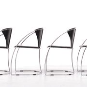 Chaises de salle à manger Arrben Linda, Italie, 1982, lot de 4