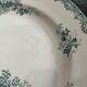 Lot 6 old plates porcelain iron earth saint amandinoise model chevreuse
