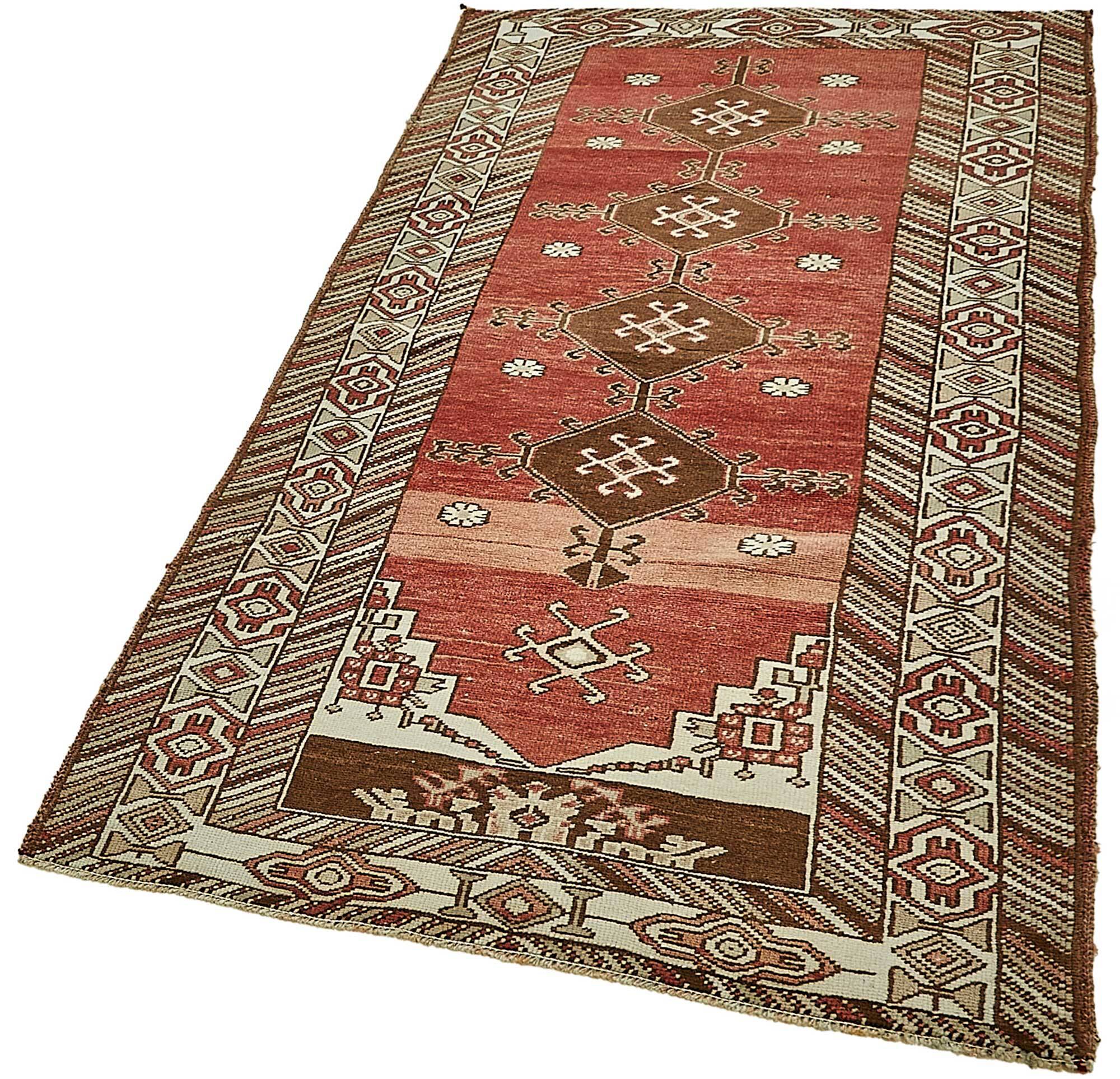 Turkish Vintage Anatolian Rug 100 cm x 197 cm