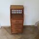Vintage - sideboard - chest of drawers - woven rattan chest of drawers - wood - bamboo - 80s