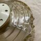 Vintage molded glass pendant lamp