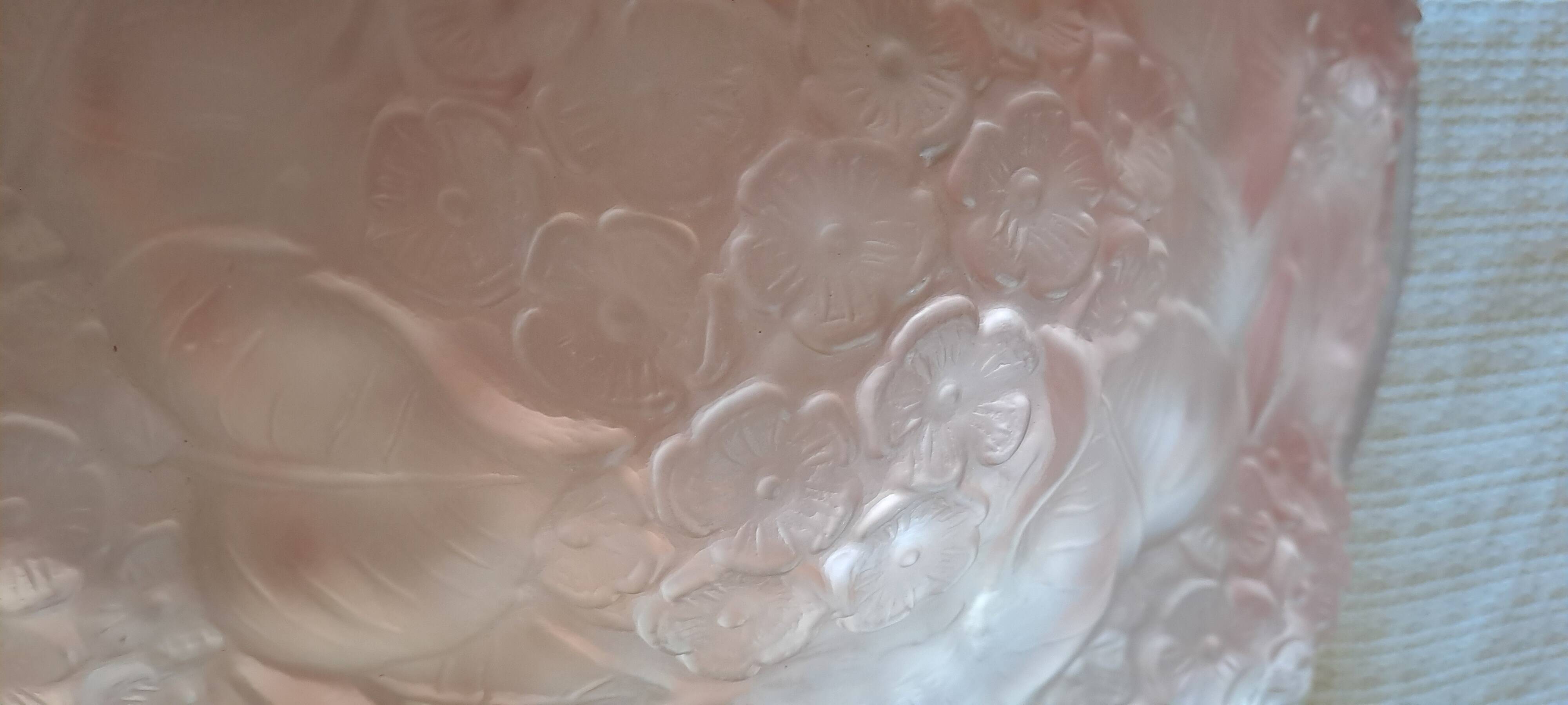 Powder pink Art Deco pendant light