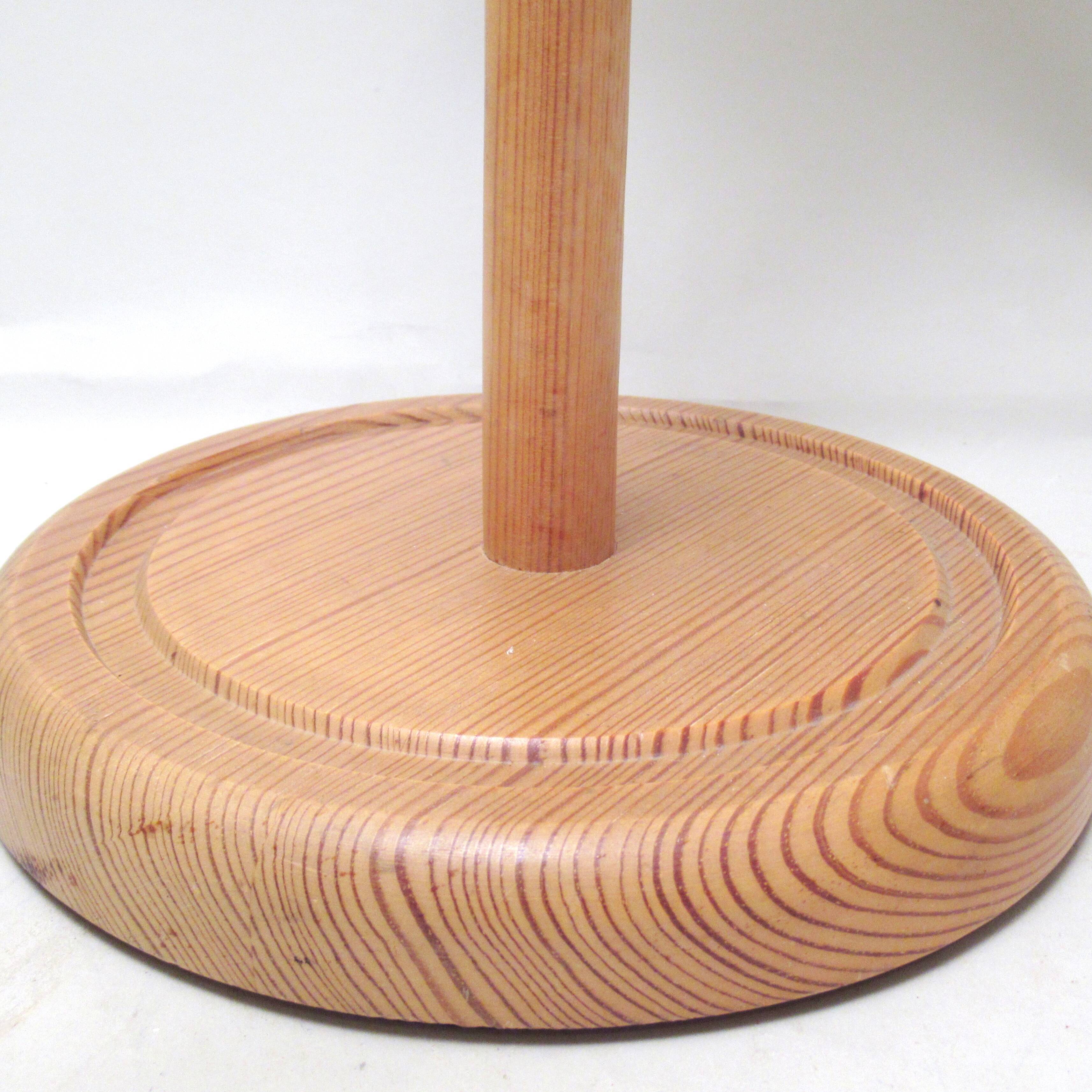 Scandinavian pine lamp 70s/80s