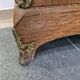 Louis XV chest of drawers in marquetry and gilded bronze - Marble top