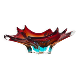 Platter, Murano glass, Italian design, 1970s, production: Italy