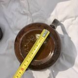 A brown England teapot