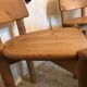 Set of 4 solid pine chairs by Rainer Daumiller, Germany 1960