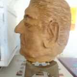 Terracotta bust of Jean Gabin