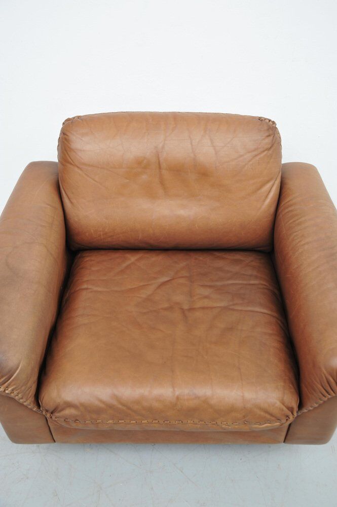 DS41A leather armchair by De Sede, 1970s