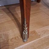 Commode en marqueterie et marbre vert