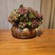 Vintage ceramic flower holder cushion