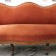 Louis Philippe style velvet bench