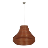 Wooden Lamella Ceiling Lamp by Hans-Agne Jakobsson for Hans-Agne Jakobsson AB Markaryd, 1960s